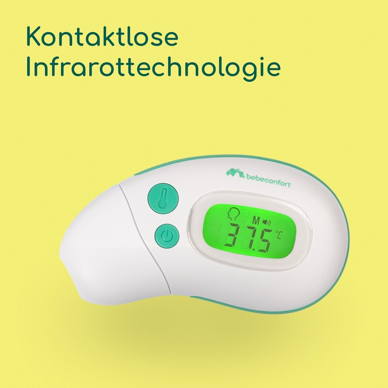 Bebeconfort Mini Multifunction Thermometer, 4-in-1 Function, 0+ Months, Contactless, Infrared
