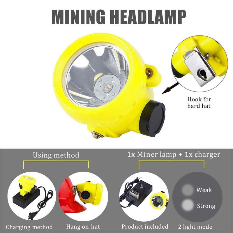 Yongkist Safety Mining Light Headlamp Explosion Proof Coal Miner Headlight