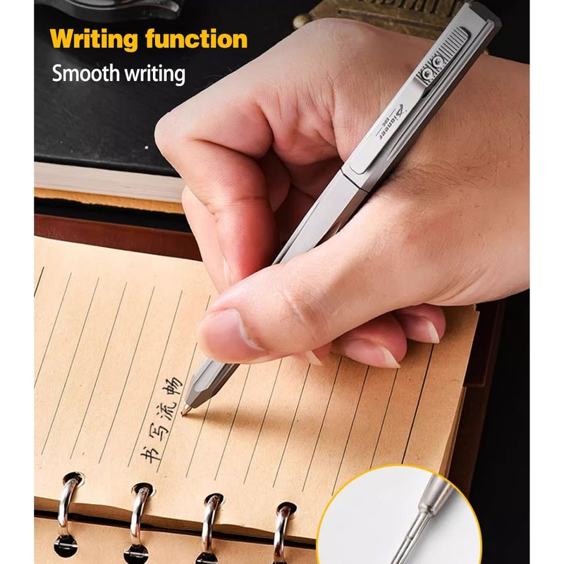 Gmbnx Bolt Action Pen, Multifunctional Edc Pen Titanium Pen for