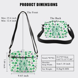 PLITI Scout Leader Gift Scout Life Gift Troop Leader Gift In My Girl Scout Era Crossbody Bag Scout Master Gift Power Gift, Scout Era Cbu