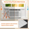 GCGOODS Window Air Conditioner Side Panels with Frame, Adjustable Window
