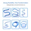 Flexible Curve Ruler Plastic Blue White Curve Flex Design Ruler
