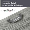Lashuma Absorbent Guest Towel Grey Stone London Fluffy Terry Towel