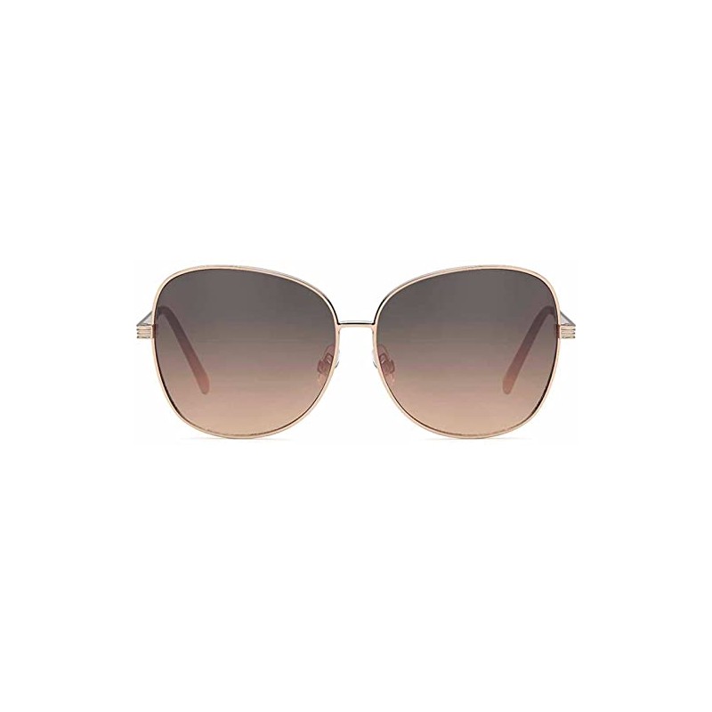 Men's Aviator Sun Glasses Designer Metal Frame 30416, Brown Gold