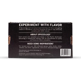 Spiceology - Gourmet Luxe Infused Salt Sampler Gift Set - Set of 6 - Flavors Include: Fleur de Sel, Espresso, Lime, Jalapeno, Black Truffle, Sriracha