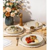theterra Dinner Plates Set of 6, 10.25 Inch Ceramic Dinner