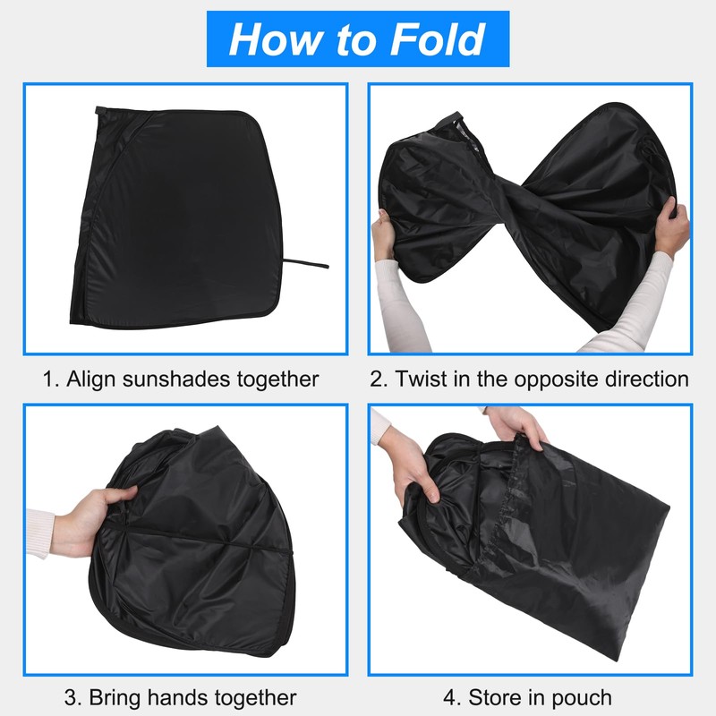 HIRUFAIT Windshield Sun Shade for Mitsubishi Eclipse 2006 2007 2008