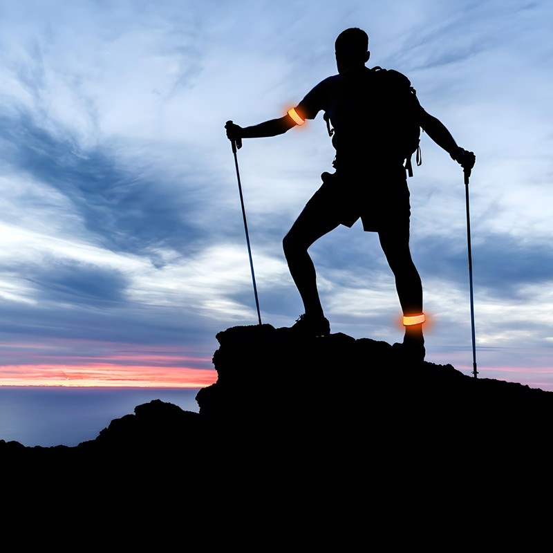 esonstyle Pack of 6 LED Light Up Band Slap Bracelets