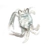 Soft 3D Crab 100mm 19g 4/0 Double Hook Wreck Jig