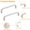MOROBOR Aluminum Alloy Solid Round Handle, 96 mm Hole Centers