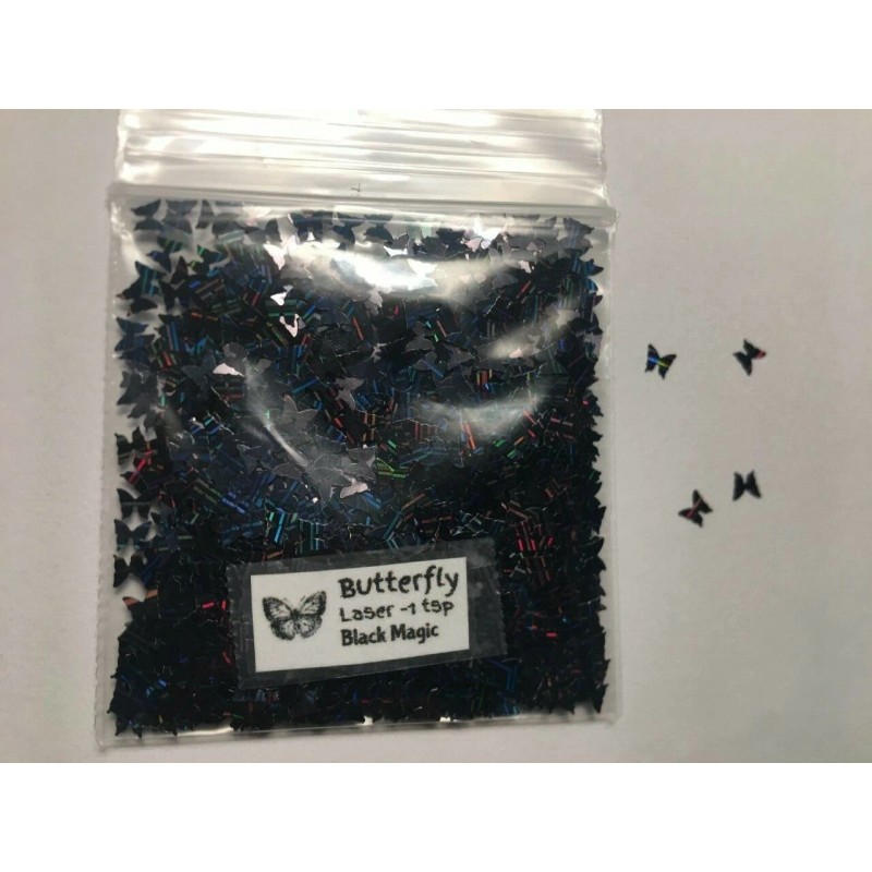 the glitters world V-Day Solvent Resistant LOVE BUTTERFLY shape-Laser-Gl -