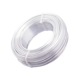 Aluminum Craft Wire 0.8mm 1mm 1.5mm 2mm Anodized Silver Black Al Wires Bead Model Making Art Craft DIY Embellishment Decoration Florist Supplies (0.8mm x 50m Silver)