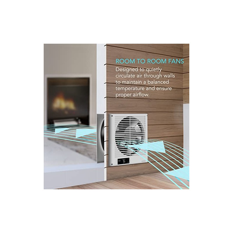 AC Infinity Room to Room Fan 8”, Two-Way Reversible Airflow
