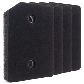 Dryer Filter Replacement, Set of 4 Filters for Miele 9164761 Dryer Heat Pump Dryer, Heat Exchanger Filter Fine / Coarse 207 x 157 x 30 mm, Sponge Filter Lint Filter for Condenser Dryer