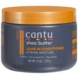 CANTU MEN'S LEAVE-IN CONDITIONER, SHEA BUTTER, 13oz Your Choice!!!!! - 3 Container