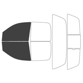 AUTOTEK Precut Window tint film Front Two Door Windows tint film cars sun blocking protection privacy anti shatter glass 2 Ply Computer Cut Any Tint Shade for Ram 1500 Quad Crew 2002-2008