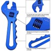 YSIL AN Adjustable Fitting Wrench Lightweight Spanner for 3AN-16AN Hose