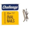 Ovale Nägel, hell, 40 mm (225 G), Nagelbefestigungen, Hardware –