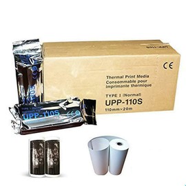 Chimloon UPP110S Ultrasound Printer Paper Type I Black and White Video Thermal Paper Compatible for Sony UPP-110S 110mm x 20m (10 Rolls)