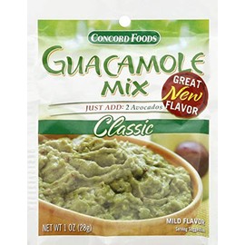 1oz Concord Foods Guacamole Mix Classic, Mild Flavor (Pack of 2)