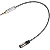 tunghey Mini XLR Male to 3.5mm Stereo Audio Plug Cable,