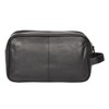 Real Leather Wash Bag for Mens Shaving Dopp Kit Toiletries