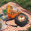 TOADDMOS Fire Football Lunch Bag Boys Insulated Lunch Box Container