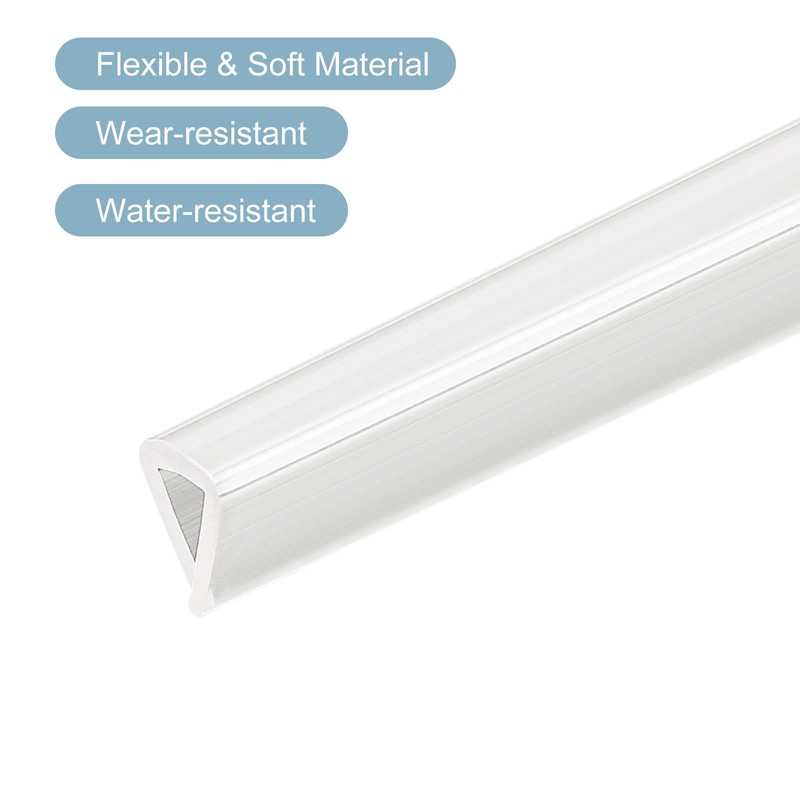 sourcing map U Channel Edge Strips 11.5ft Length Rubber Protection