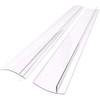 2 Pcs Silicone Stove Counter Gap Cover Oven Guard Seal