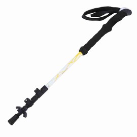 7075 Aviation Aluminum Alloy Walking Sticks Lightweight Hiking Poles with Fast Locking SystemWhite