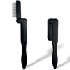 Portable Folding Eyelash Comb Set of 2 – Black, Compact