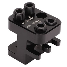 KIMISS Motorcycle ATV Master Link Press Tool, Billet Aluminium Black Anodised Motocross Master Link Press Equipment, Wide Application for 520 525 530 Chain