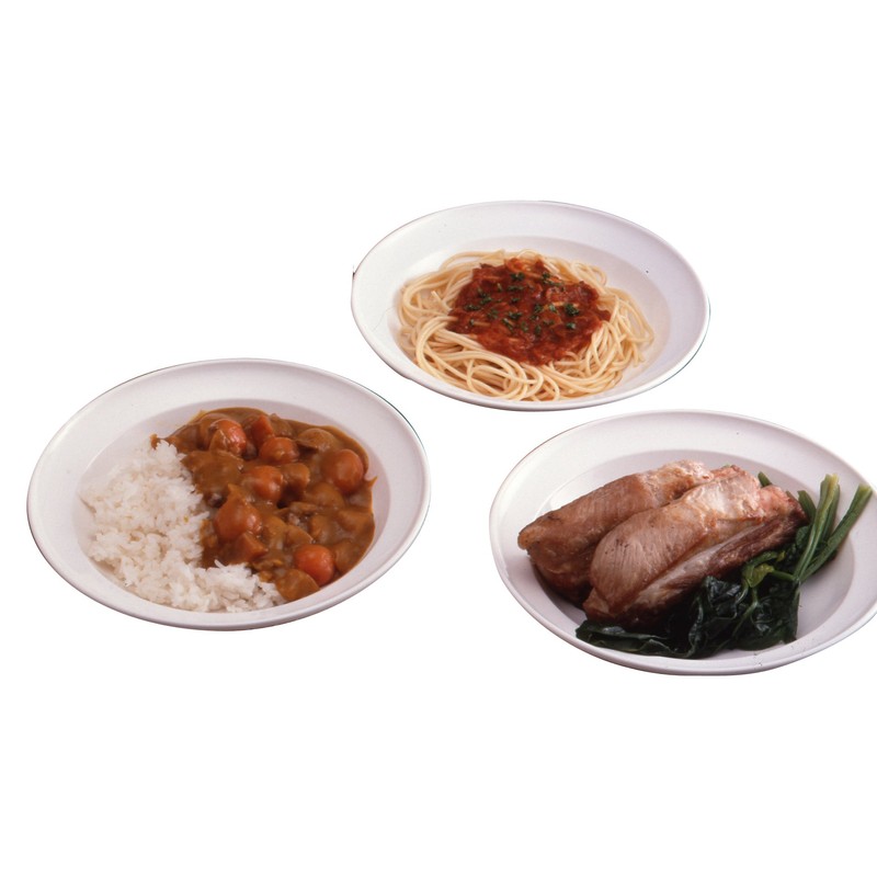 Captain Stag MP-108 San San March Antibacterial Round Curry Plate,