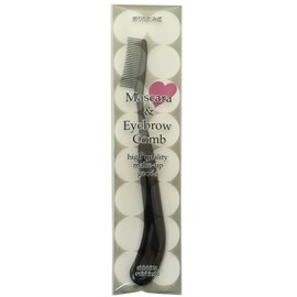 志々田清心堂 折りたたみ式 マスカラ&アイブローコーム (マスカラダマ取りコーム) ブラック 1個 (x 1)