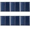 Pack of 6 ZONADAH 0.8 W 5 V Mini Solar
