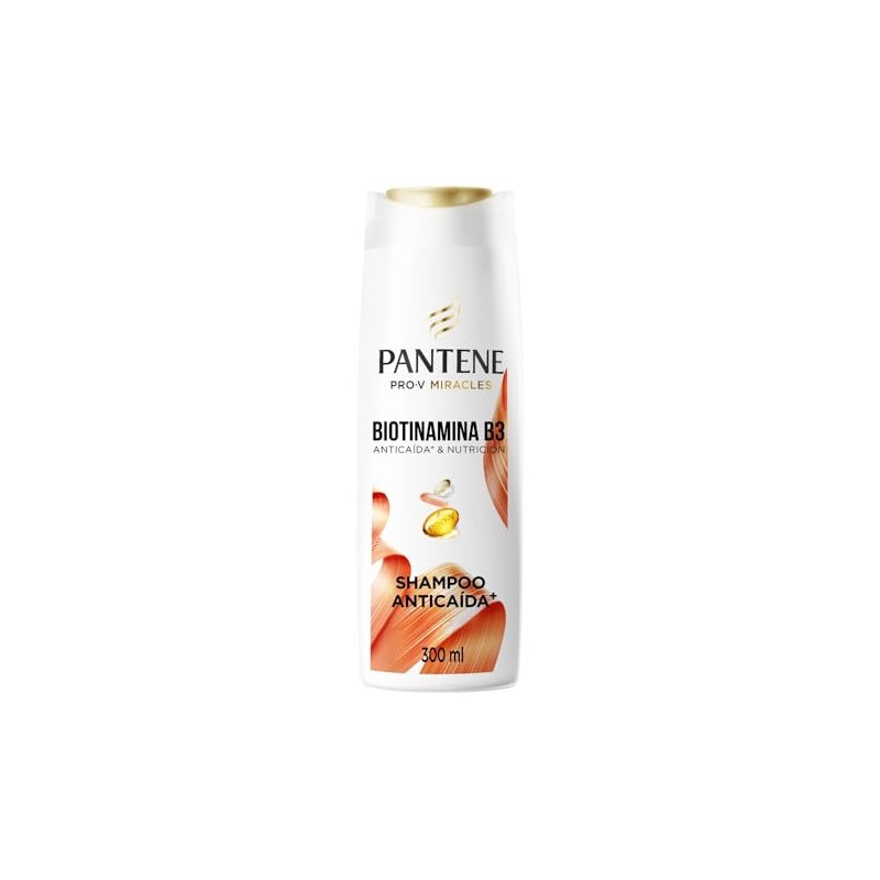 Pantene Shampoo, Anticaída+ para Cabello Débil con Caída+ Pantene Biotinamina
