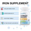 Puregen Ferrous Sulfate 325mg 65mg Elemental Iron High Potency Iron