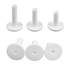 Scott Edward Golf Rubber Tees Holder 6Pcs Packed,Durable Rubber Practice