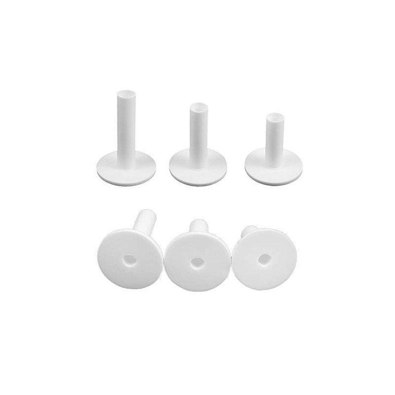 Scott Edward Golf Rubber Tees Holder 6Pcs Packed,Durable Rubber Practice