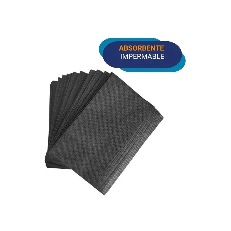 UniSeal Campo Dental Desechable Color Negro Pq/125 Piezas