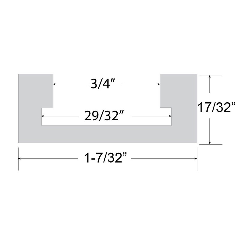 Peachtree Woodworking Supply 1031 32 Inch Aluminum Miter Track