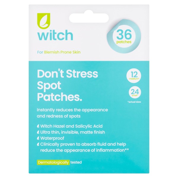 Witch Don't Stress Spot Patches, with Witch Hazel and Salicylic