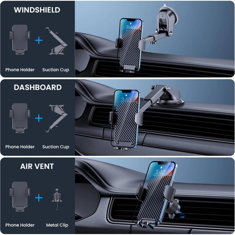 BIPOPIBO Car Phone Holder Mount Phone Mount for Car Dashboard