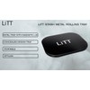 Litt Stash Metal Rolling Tray with Magnetic Rolling Lid- Smart