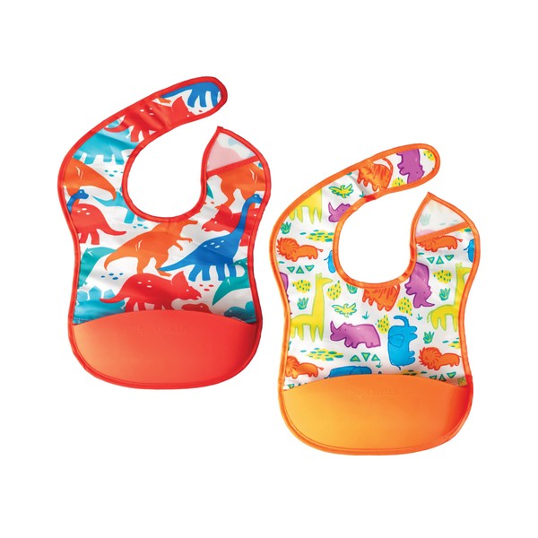 Tiny Twinkle Mess-Proof Baby Bib - Waterproof Bib for Baby