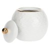 PORCELLANA Momenti Oro Sugar Bowl with Lid 9 Oz, Nylon/A