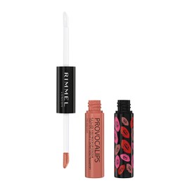Rimmel London Provocalips 16hr Kiss-Proof Lip Color - Two-Step Liquid Lipstick to Lock in Color and Shine - 710 Kiss-Off, .14 fl.oz.