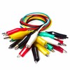 Cleqee 10 Pcs Ear Bread Clip Cable Alligator Clip Test
