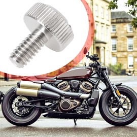EMSea 1Pc Motorcycle Sseat Fixing Screws Seat Cushion Bolt Fender Seat Nut Compatible with Ha-rley Sportster 96-17 6x16.5x19mm Silver