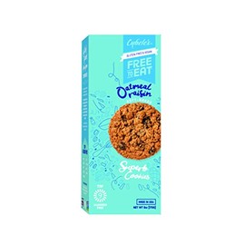 Cybele’s Free To Eat Gluten-Free & Vegan Cookies - Plant-Based, Dairy, Soy, & Nut Free - Soft-Baked School Safe Snack For Kids & Adults - 12 Cookies Per 6 oz Box (Oatmeal Raisin, Pack of 1)